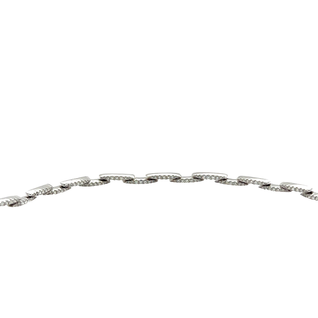 Diamond White Gold Tennis Bracelet