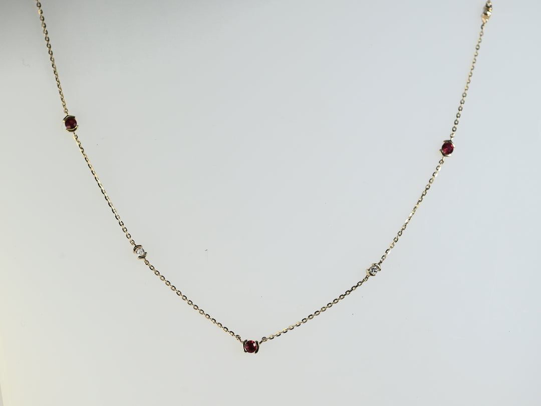 Colored Stone Necklace