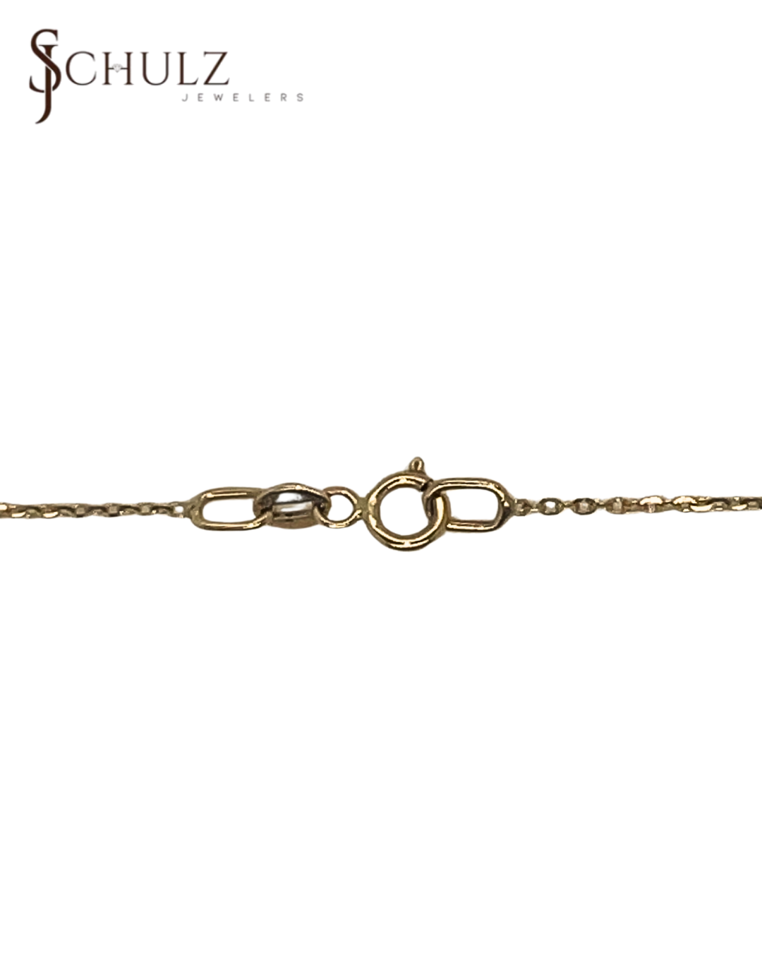 Blue Sapphire & Diamond Halo Yellow Gold Necklace