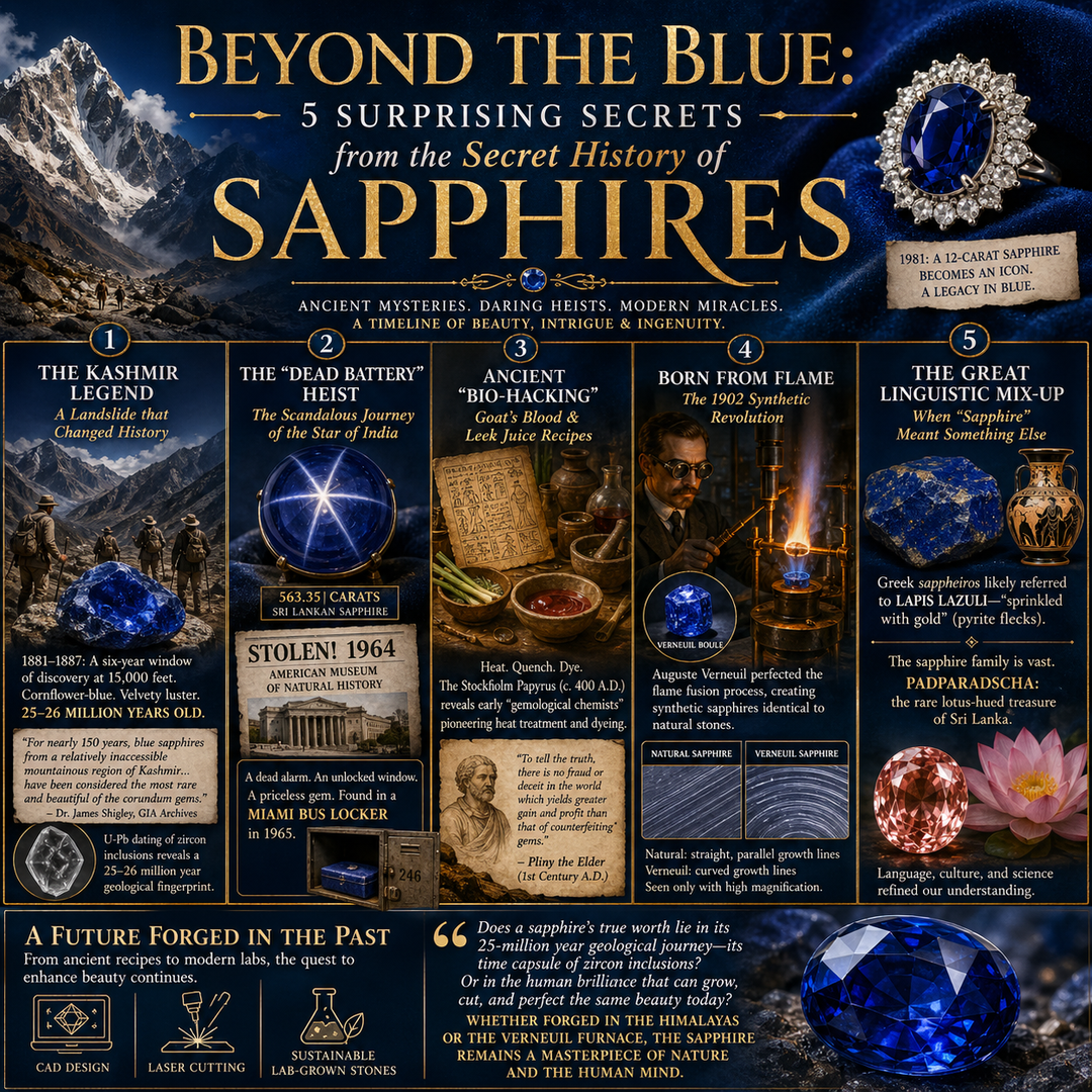 Beyond the Blue: 5 Surprising Secrets from the Secret History of Sapphires