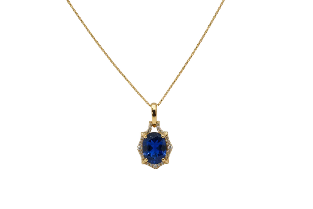 Colored Stone Pendant
