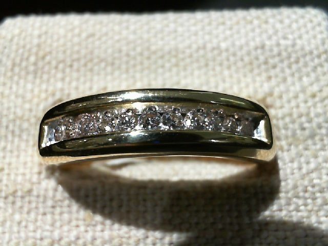 Diamond Wedding Bands  -  Men'