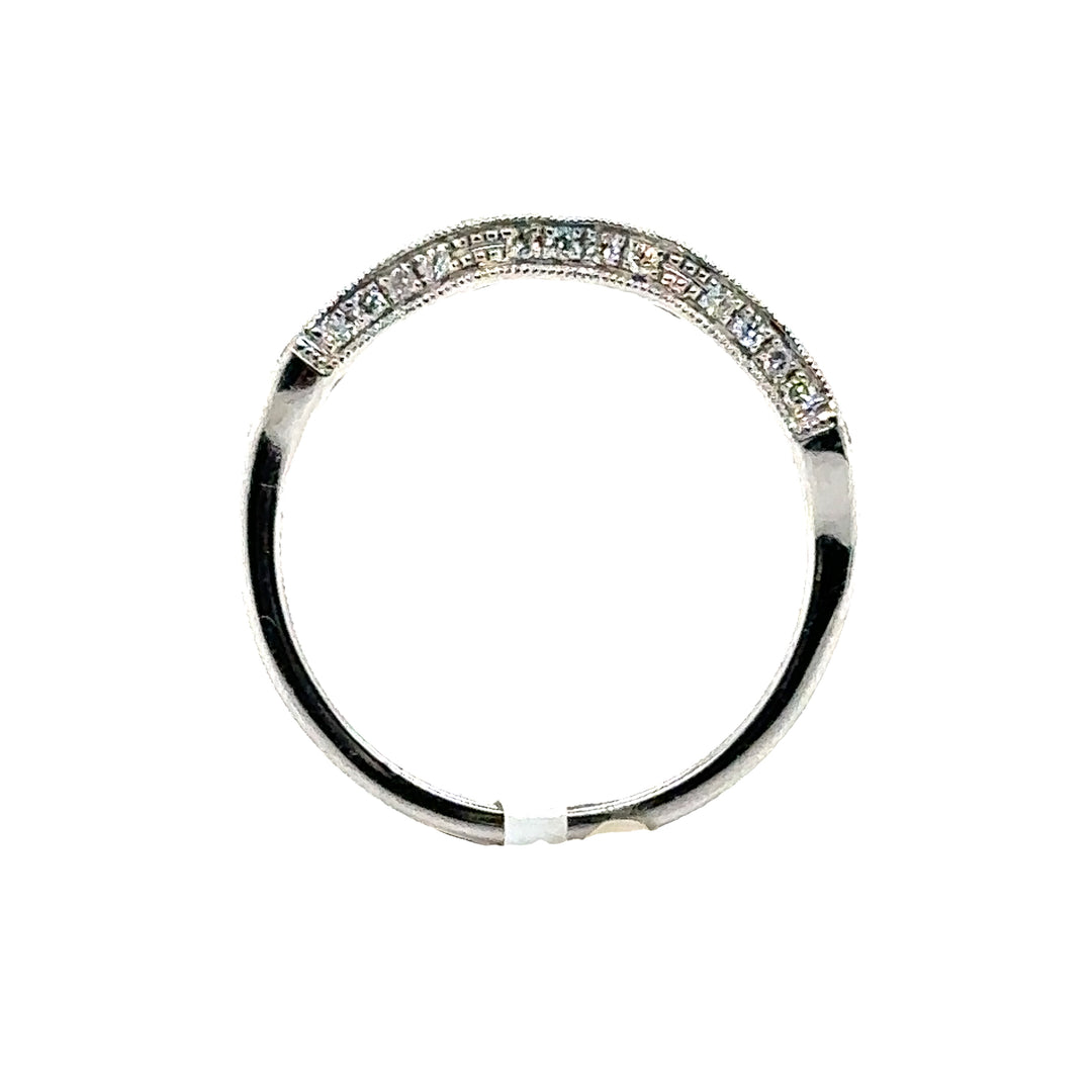 White Gold Diamond Stacking Band