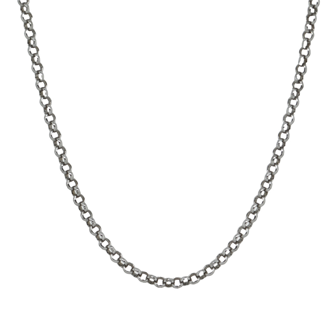 Sterling Silver 16" Cable Chain with Claw Catch