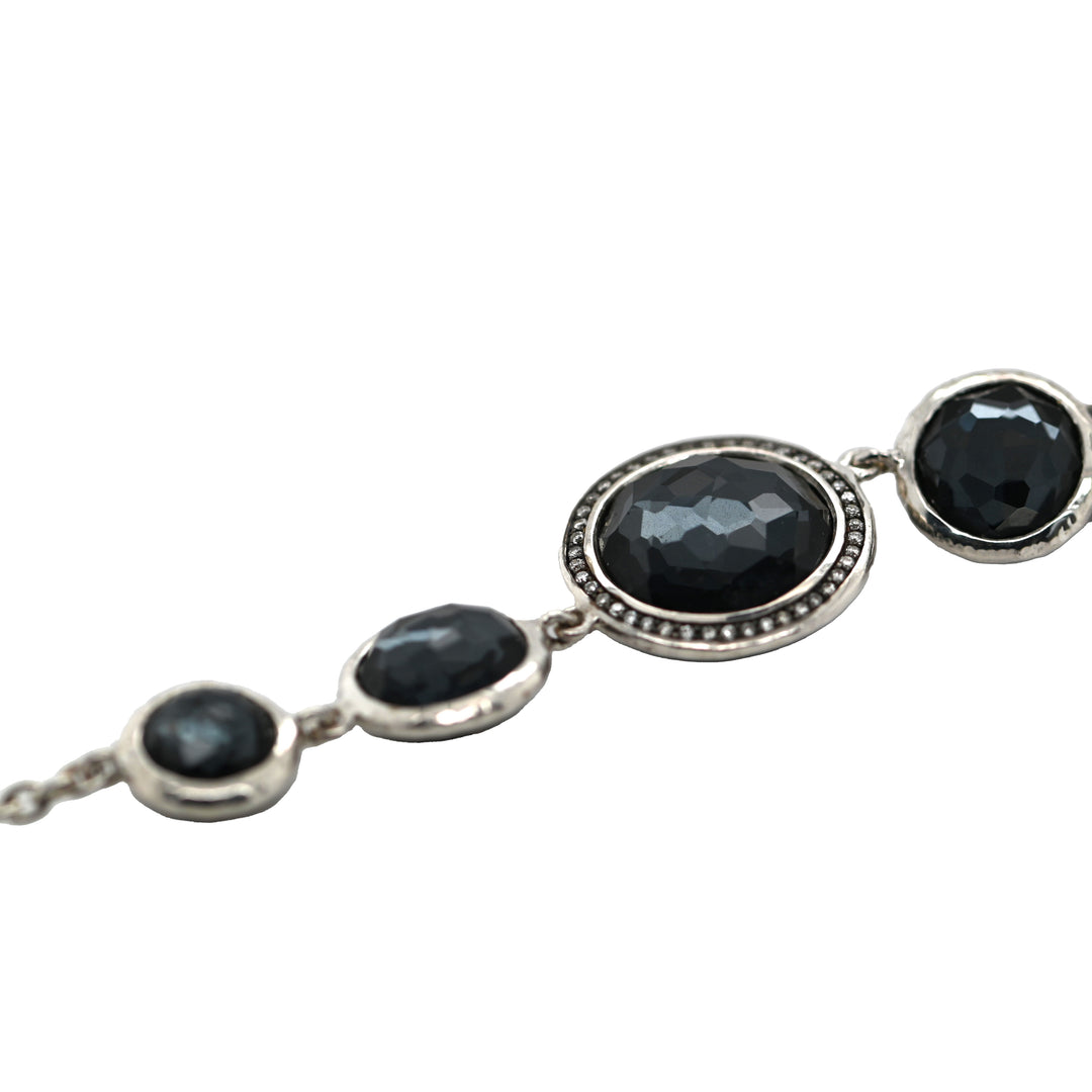 Ippolita Bezel Set Midnight Navy Station Necklace