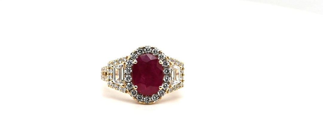 Colored Stone Rings  -  Women'