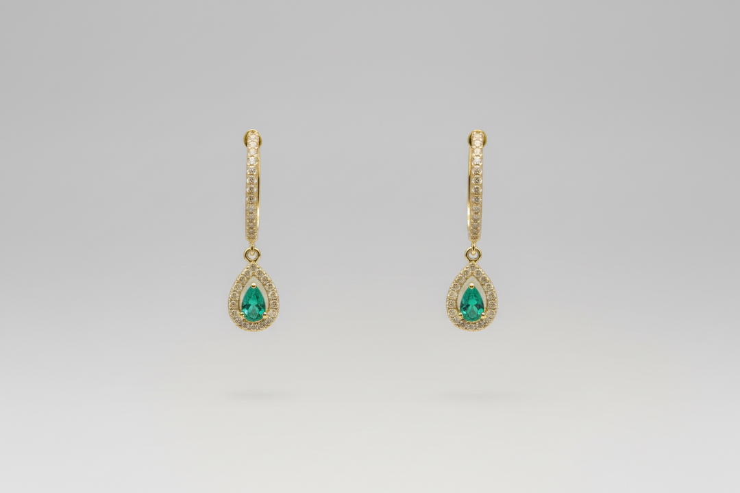 Colored Stone Earring