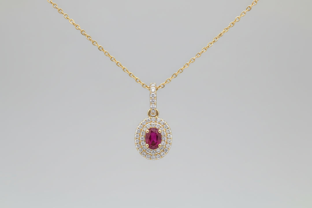 Colored Stone Pendant