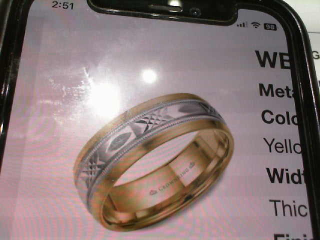 Gold Wedding Bands  -  Men'