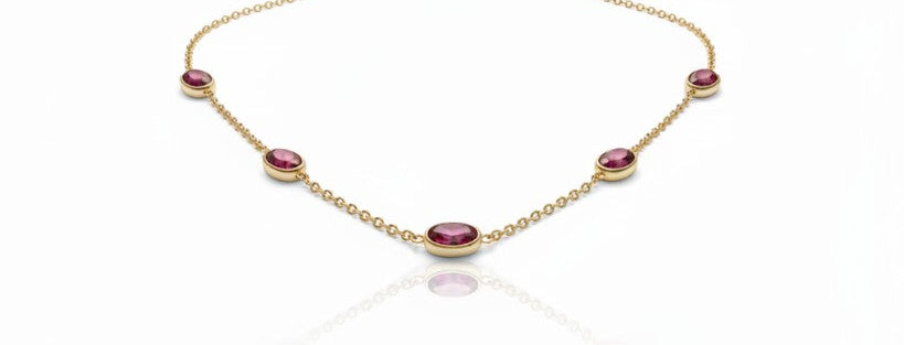 Colored Stone Necklace