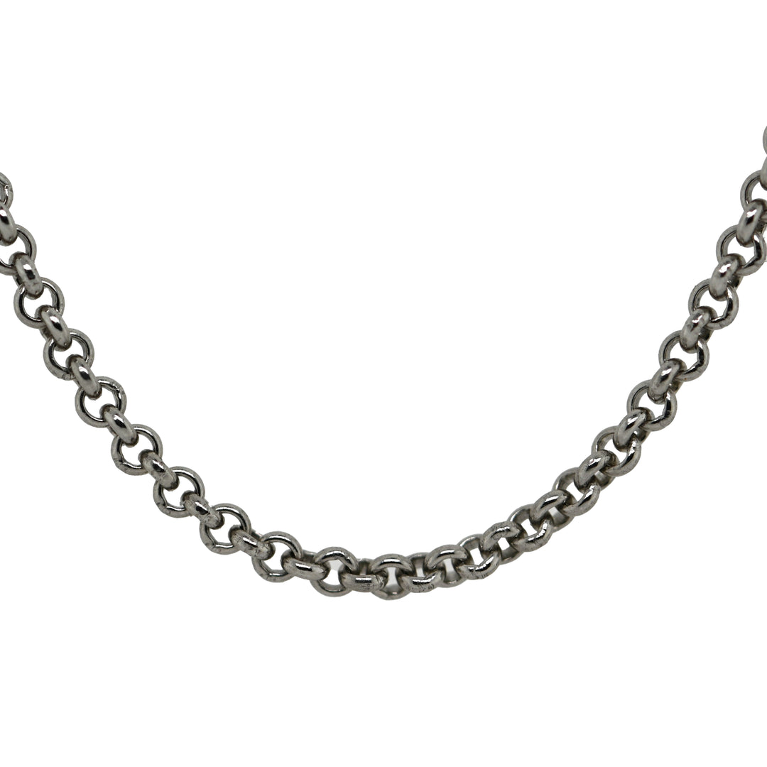 Sterling Silver 20" Cable Chain with Claw Catch