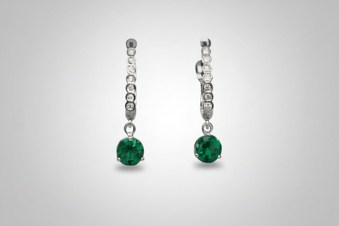 Colored Stone Earring