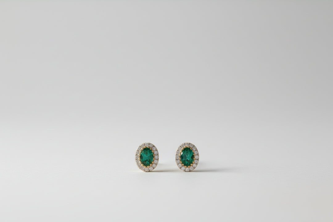 Colored Stone Earring