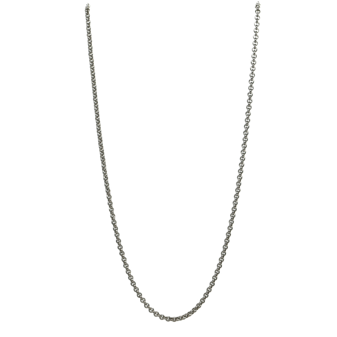 Sterling Silver 20" Cable Chain with Claw Catch