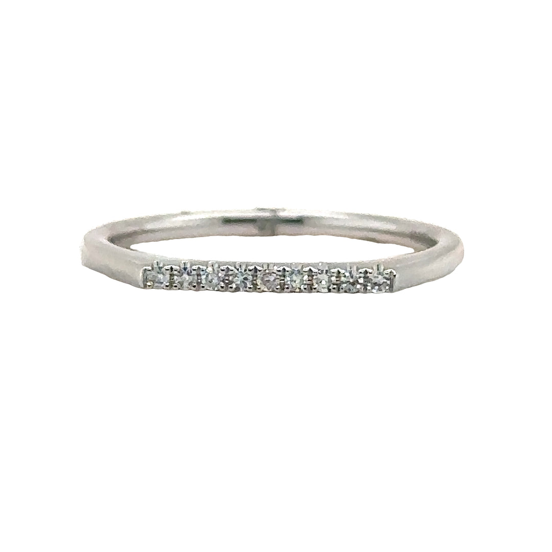 White Gold Diamond Fashion Band