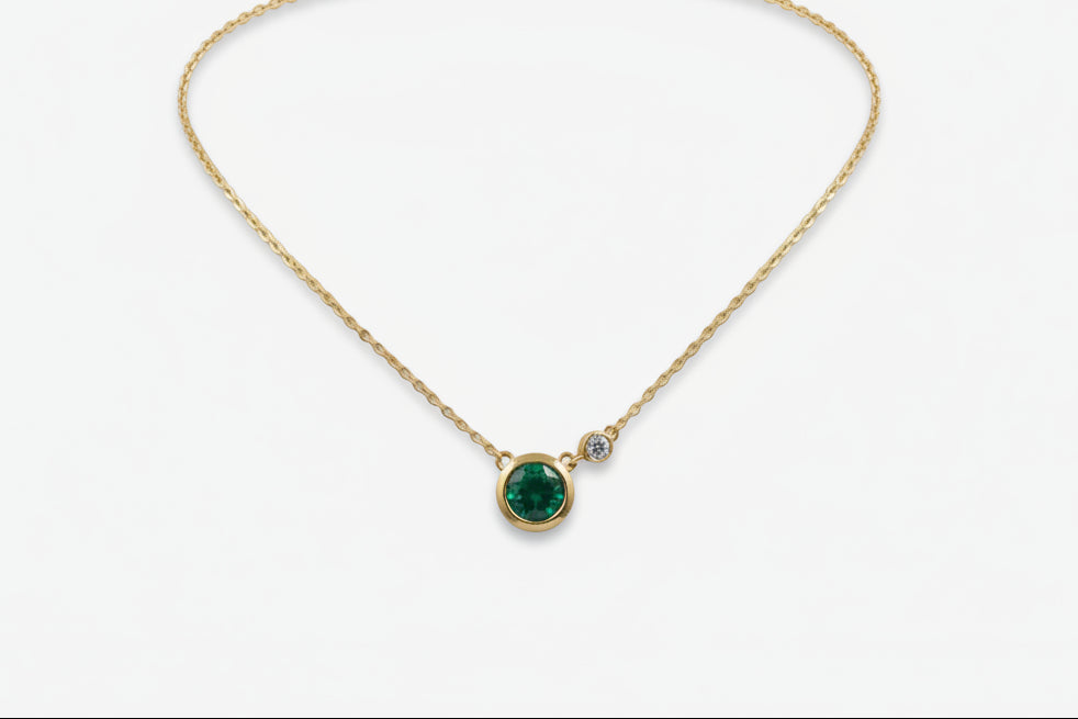 Colored Stone Necklace