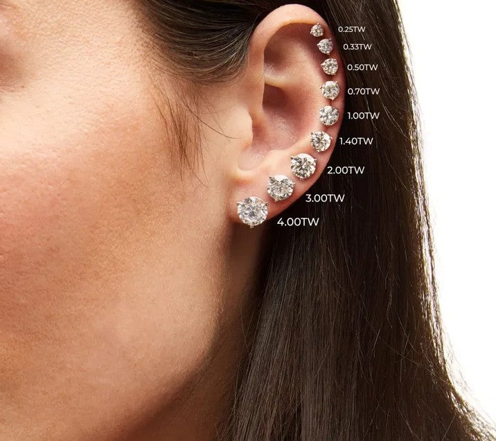 1/2ctw Diamond Stud Earrings