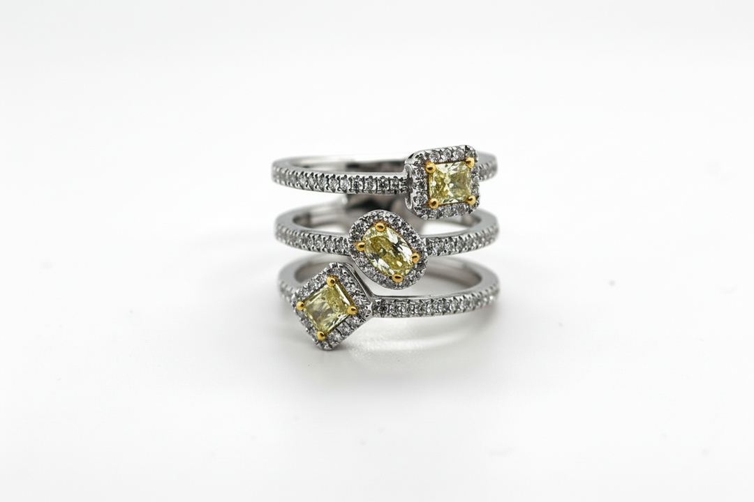 Colored Stone Rings  -  Women'