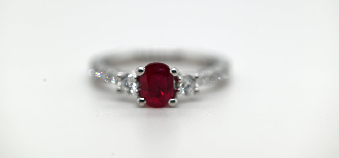 Colored Stone Rings  -  Women'