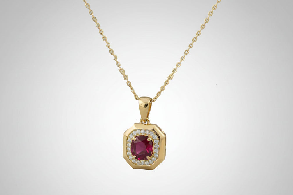 Colored Stone Pendant